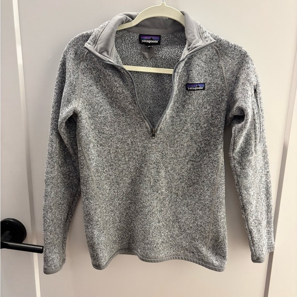 Patagonia Jackets & Blazers - Patagonia Women's Gray Quarter-Zip Sweater